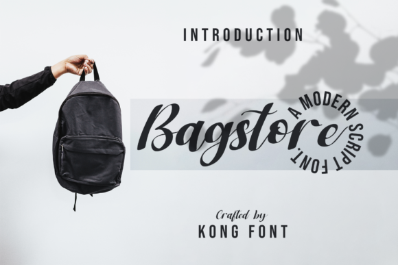 Bagstore: A Modern Handwritten Script for Creative Projects