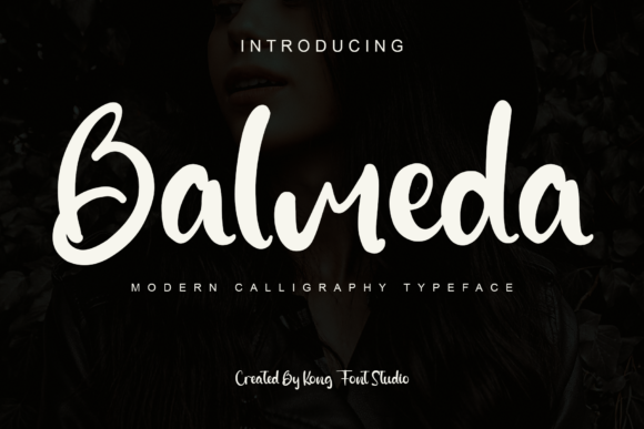 Balmeda: A Modern Handwritten Script Font