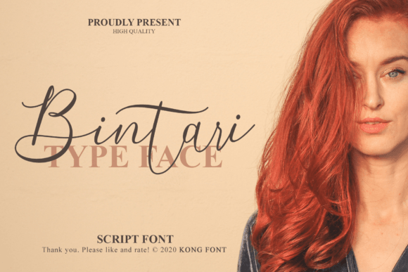 Bintari: A Playful Script Font for Modern Creatives