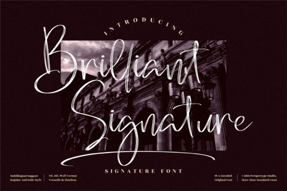Brilliant Signature: Your Guide to Elegant Script Fonts