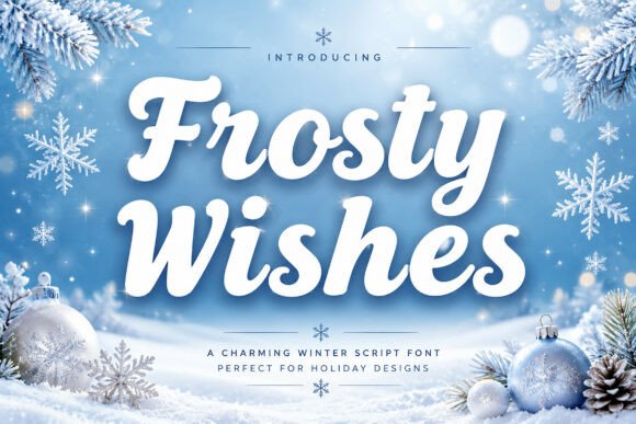 Frosty Wishes: The Christmas Script Font That Feels Like a Warm Hug