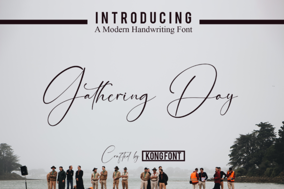 Gathering Day: A Modern Script Font for Creative Projects