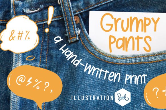 Grumpy Pants: A Whimsical Script Font with Serious Creative Range