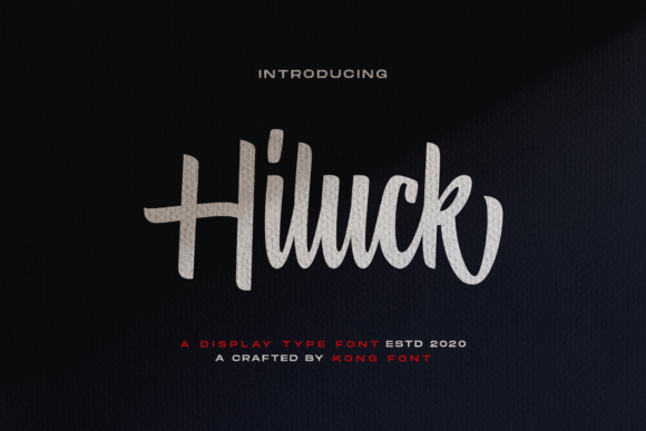 Hiluck: More Than Just a Playful Script Font