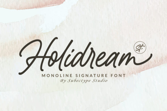 Holidream: The Vintage Script Font for Modern Brands
