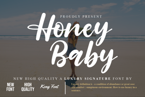 Honey Baby: A Playful Handwritten Script for Creative Projects