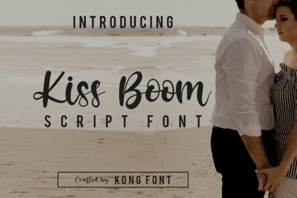 Kiss Boom: A Handwritten Font That Brings Energy to Design