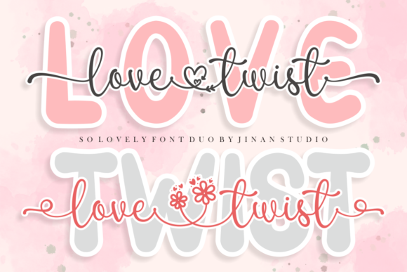 Love Twist Duo: A Font for Every Romantic Project