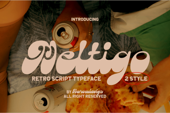 Meltigo: A Groovy Script Font for Modern Branding