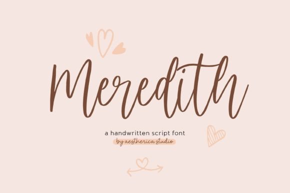 Meredith: The Handwritten Script That Feels Like a Personal Touch