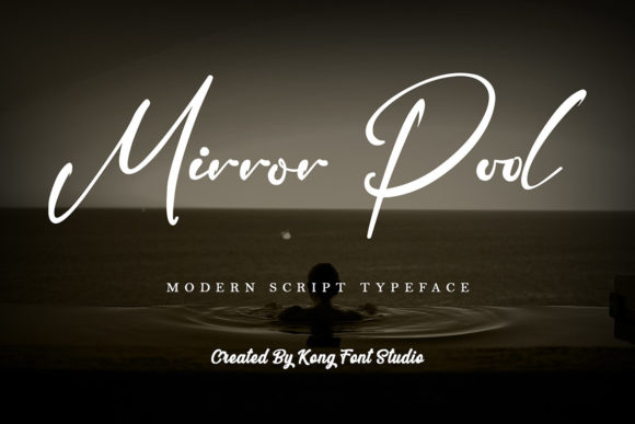 Mirror Pool: A Playful Script Font for Creative Projects