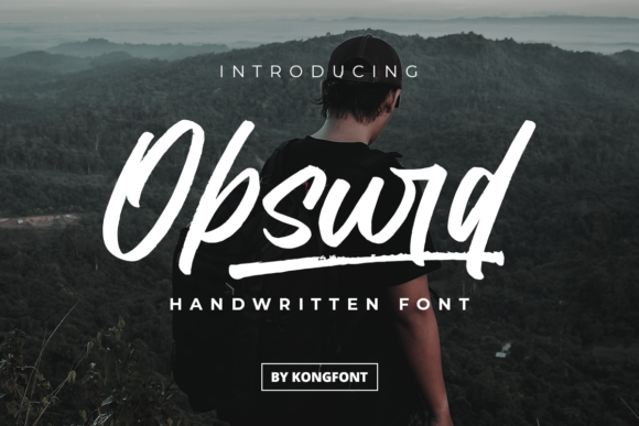 Obsurd: A Playful Script for Bold Branding