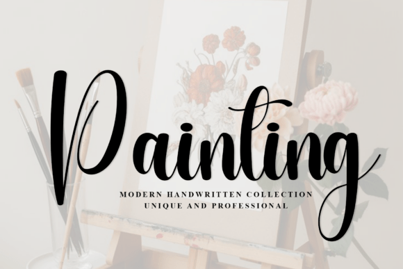 Painting: The Modern Handwritten Script for Elegant Branding