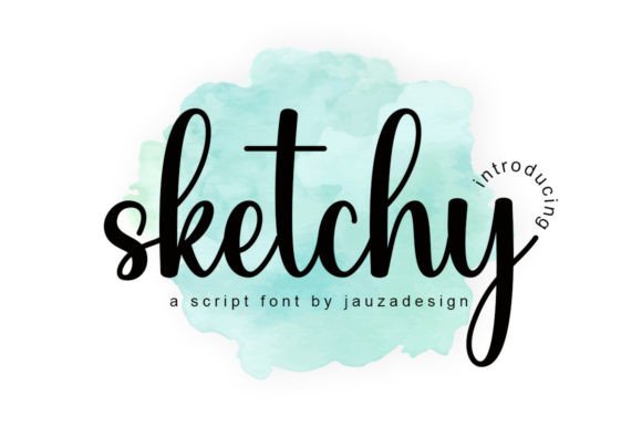 Sketchy: A Delicate Script Font with Surprising Versatility